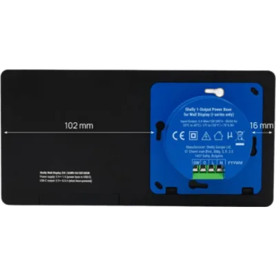 Panel de Control Inteligente para Hogar / Pantalla Táctil 6,95 pulgadas / Resolución 1440 x 720 px / S.O. Android/ Wi-Fi / Bluetooth 5 / Sensor de Luz y Proximidad