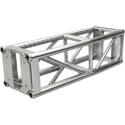 Truss Cuadrado de Aluminio / Sección 300x300 mm / 1 m (3.3 ft) / Carga UDL 2230 kg / Compatible Tipo Americano