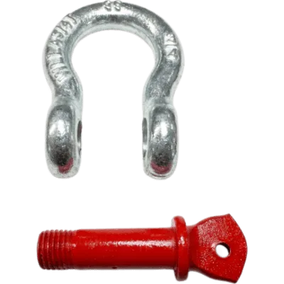 Grillete Lira / 4.75 T WLL / Cuerpo 3/4" Acero Forjado Galvanizado / Perno 7/8" Alta Resistencia / Factor Seguridad 6:1 / Operación 100°C
