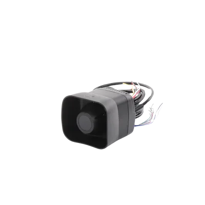 Sirena/Bocina para Motocicleta / 30 Watts / 109 dB a 2 m (6.6 ft) / Controlador de 3 Botones / Megafonía con Micrófono Dinámico / 2 Salidas Auxiliares 5A / IPX6
