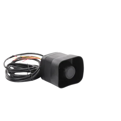 Sirena/Bocina para Motocicleta / 30 Watts / 109 dB a 2 m (6.6 ft) / Controlador de 3 Botones / Megafonía con Micrófono Dinámico / 2 Salidas Auxiliares 5A / IPX6