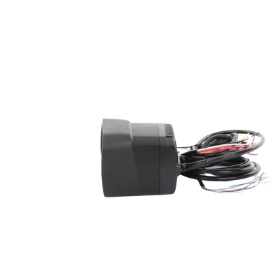 Sirena/Bocina para Motocicleta / 30 Watts / 109 dB a 2 m (6.6 ft) / Controlador de 3 Botones / Megafonía con Micrófono Dinámico / 2 Salidas Auxiliares 5A / IPX6