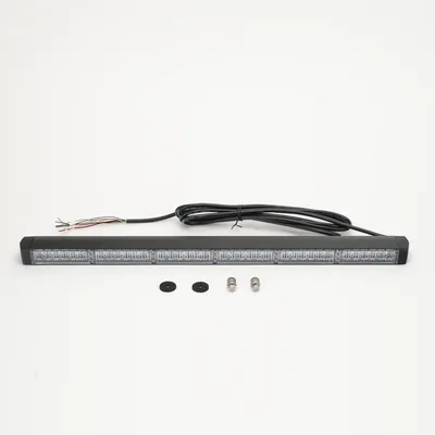 Barra de Advertencia Vehicular / 6 Módulos / 6 LED por Cabezal / Rojo/Azul / Multivoltaje 12-24 VDC / IPX7 / SAE-ECE