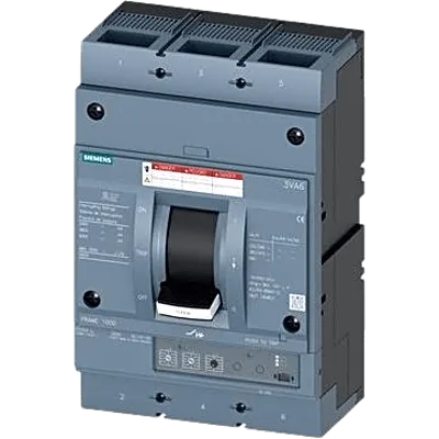 Interruptor Termomagnético 480V 3X1200A, Sin zapatas principales.