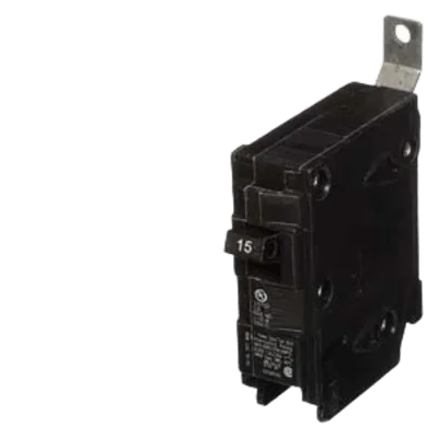 Interruptor Automático / 1 Polo / 15 A / 120 V AC / Capacidad de Interrupción 10 kA / Protección Termomagnética / Diseño Atornillable
