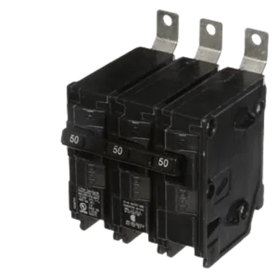 Interruptor Automático / 3 Polos / 50 A / 10 kA / Termomagnético / Montaje en Tablero / 120-240 V AC