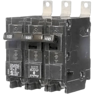 Interruptor automático atornillable tipo BL 3 polos, 100 amp.