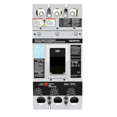 Interruptor Termomagnético / 600V CA / 3 Polos / 200A / Capacidad Interruptiva 35 kA / Zapatas Principales 350 kcmil