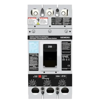Interruptor Termomagnético / 3 Polos / 250 A / 600 V CA / Capacidad Interruptiva 35 kA / Zapatas de Compresión