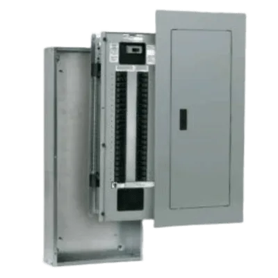 Tablero de alumbrado / 18 circuitos / Barras aluminio 250 A / Frente sobreponer / Sin zapatas principales