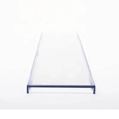Tapa protectora / Regleta S66 / Plástico retardante llama / Blanco / 10 x 3.4 x 1.2 pulgadas