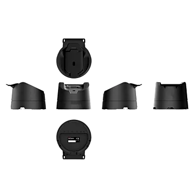 Soporte Giratorio para Terminal Punto de Venta / Rotación 0°~180° / Entrada 24V 1.4A / Pogo Pin 6 PIN / USB Tipo-A / Ethernet / RJ12 / RS232 / -10°C a 50°C