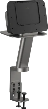 Soporte Fijo para Mesa / Tablet / Quick Lock / Giro 180° / Cerradura Doble Seguridad / Banco de Energía / Mesas hasta 100 mm (3.9 in)