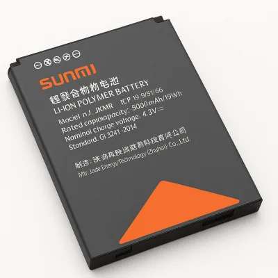 Batería de Repuesto / Polímero Li-Ion / 5000 mAh / 4.3 V / Certificación ICP