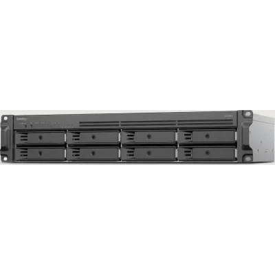 Rack NAS 2U / 8 Bahías / AMD Ryzen V1500B 2.2 GHz / 2.5GbE / M.2 NVMe / Escalable a 12 Bahías