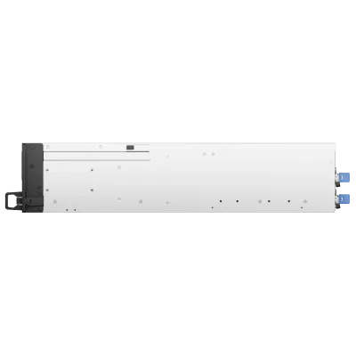 Servidor NAS Rack / 16 Bahías Intercambiables / 3U / Rendimiento 3,519/1,790 MB/s / 10GbE Integrado / Fuentes Duales en Caliente / Expansible a 28 Bahías / Hasta 560 TB
