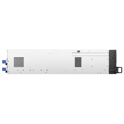 Servidor NAS Rack / 16 Bahías Intercambiables / 3U / Rendimiento 3,519/1,790 MB/s / 10GbE Integrado / Fuentes Duales en Caliente / Expansible a 28 Bahías / Hasta 560 TB