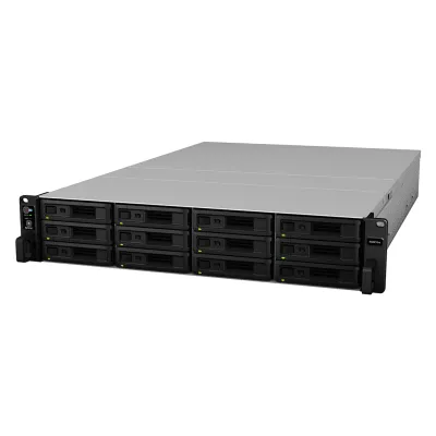 NAS Rack / Intel Xeon D-1521 4-Core 2.4GHz / 12 Bahías (36 con Expansión) / 8GB DDR4 ECC (64GB Max) / 4,700 MB/s Lectura / 10GbE / 2x PCIe Gen3 x8 / Virtualización VMware-HyperV-Citrix-OpenStack