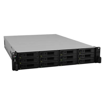 NAS Rack / Intel Xeon D-1521 4-Core 2.4GHz / 12 Bahías (36 con Expansión) / 8GB DDR4 ECC (64GB Max) / 4,700 MB/s Lectura / 10GbE / 2x PCIe Gen3 x8 / Virtualización VMware-HyperV-Citrix-OpenStack