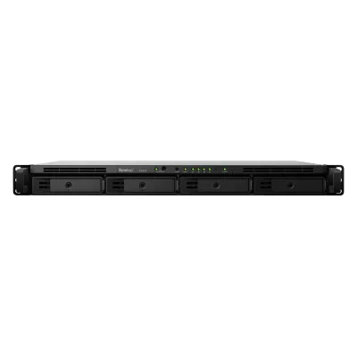 Unidad de Expansión NAS / 4 Bahías SATA HDD/SSD / Interfaz eSATA / Profundidad 30 cm (11.8 in) / Diseño Rack 1U / Administración DSM