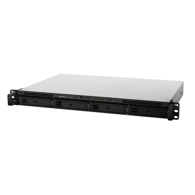 Unidad de Expansión NAS / 4 Bahías SATA HDD/SSD / Interfaz eSATA / Profundidad 30 cm (11.8 in) / Diseño Rack 1U / Administración DSM