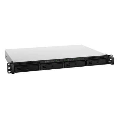 Unidad de Expansión NAS / 4 Bahías SATA HDD/SSD / Interfaz eSATA / Profundidad 30 cm (11.8 in) / Diseño Rack 1U / Administración DSM