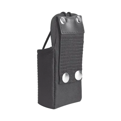 Funda para Radio Portátil / Nylon Reforzado / Broche Frontal y Correa / 58 x 85 x 37 mm / Compatible Icom y Kenwood