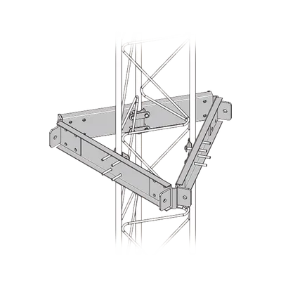 Estabilizador Antitorsión para Torre / 6 Puntos de Sujeción / Acero Galvanizado / Compatible STZ90G / 3 Brackets Incluidos