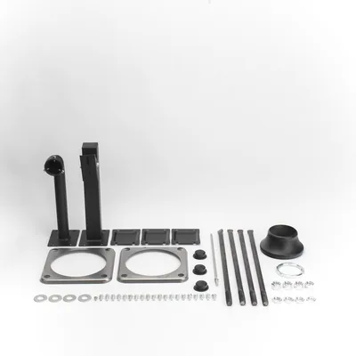 Poste Seccionado para Videovigilancia / 6 m (19.7 ft) / 4 Secciones / Base Ø 140 mm / Soporte PTZ / IP66
