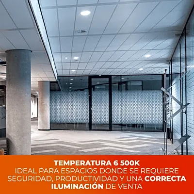 Foco LED de Alta Potencia 40 W / 3 600 lm / 6 500 K Luz de Día / Base E27 / Ángulo de Iluminación 200° / IRC 80 / No Atenuable / Vida 15 000 h