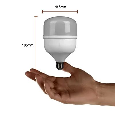 Foco LED de Alta Potencia 40 W / 3 600 lm / 6 500 K Luz de Día / Base E27 / Ángulo de Iluminación 200° / IRC 80 / No Atenuable / Vida 15 000 h
