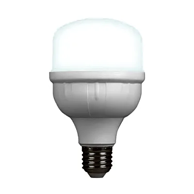 Foco de alta Potencia LED  20 W / 1 800 lm / 6 500 K Luz de Día / Base E27 / Ángulo de Iluminación 200° / IRC 80 / No Atenuable / Vida 15 000 h