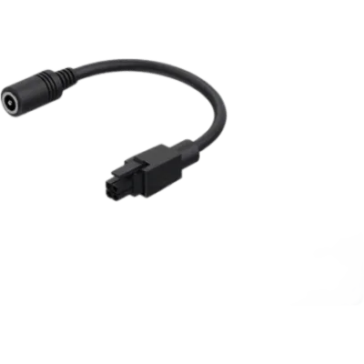 Adaptador de Alimentación / 4 Pines a Barrel 5.5 x 2.1 mm / Cable 10 cm / 24 AWG / Sin Soldadura