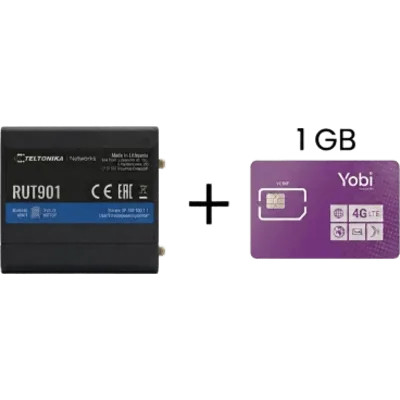 Router Celular Industrial / 4G LTE Cat 4 / 150 Mbps / Wi-Fi 2.4 GHz / Doble SIM / 4 Puertos Ethernet / -40°C a 75°C (-40°F a 167°F)