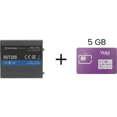 Router Celular Industrial / 4G LTE Cat 4 150 Mbps / Wi-Fi 2.4 GHz / Operación -40°C a 75°C / 2 Puertos Ethernet / Gestión RMS