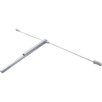 Barra de Pánico para Puertas de Emergencia / 2 Puntos Verticales / Retardo al Fuego 180 min / UL / 1,040 mm (3.41 ft) / 2,100 mm (6.89 ft) / Reversible