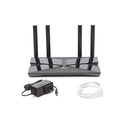 Router Wi-Fi 6 / AX1500 / CPU Triple-Core 1.5 GHz / 4 Puertos LAN Gigabit + 1 WAN Gigabit / OFDMA / Beamforming / WPA3