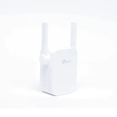 Extensor de Cobertura WiFi / Doble Banda 2.4 y 5 GHz / 750 Mbps / 2 Antenas Externas / Puerto Ethernet 10/100 Mbps / 2.56 x 2.56 x 2.56 pies