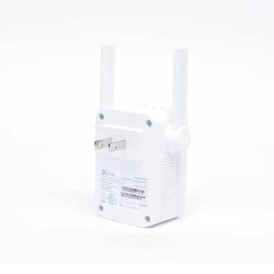 Extensor de Cobertura WiFi / Doble Banda 2.4 y 5 GHz / 750 Mbps / 2 Antenas Externas / Puerto Ethernet 10/100 Mbps / 2.56 x 2.56 x 2.56 pies