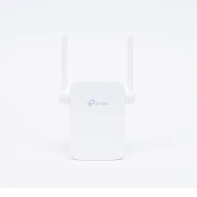 Extensor de Cobertura WiFi / Doble Banda 2.4 y 5 GHz / 750 Mbps / 2 Antenas Externas / Puerto Ethernet 10/100 Mbps / 2.56 x 2.56 x 2.56 pies