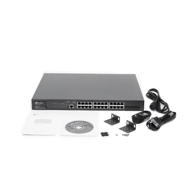 Switch PoE+ administrable Capa 2 / 24 puertos Gigabit / 4 puertos SFP / 384 W / 41.7 Mpps
