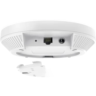 Access Point Wi-Fi 6 / AX3000 / Doble Banda 2.4 GHz + 5 GHz / 4-Stream / 160 MHz / MU-MIMO / OFDMA / 1 Puerto Gigabit PoE / Montaje en Techo / Gestión Cloud Omada SDN