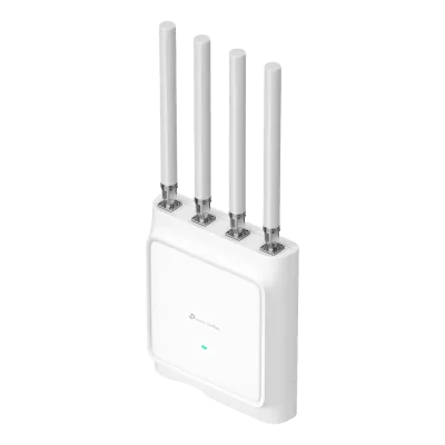 Access Point Wi-Fi 6 Exterior / AX3600 / 3.6 Gbps / 4x4 MU-MIMO / 1000 Dispositivos / IP68 / -40°C a +70°C / 6 kV Protección Rayos / 10G SFP+ / 2.5G PoE-In