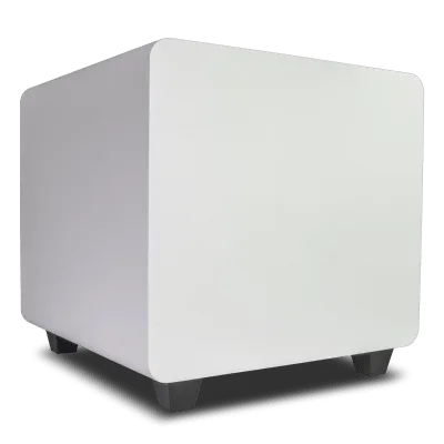 Subwoofer Activo / 12 Pulgadas / 500W RMS / Down-Firing / Recinto Sellado / Crossover 40-200 Hz / Acabado Blanco Mate