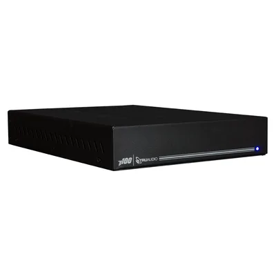Amplificador Clase D / 2 Canales / 100W @ 8Ω / 150W @ 4Ω / Salida Subwoofer / Control IR / Voltaje Dual 110-240 VCA / Salidas en Bucle