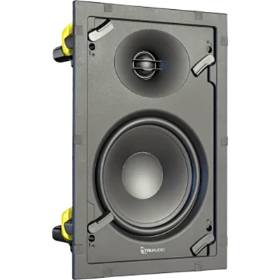 Altavoz In-Wall | 2 Vías | Woofer 6.5 in Polipropileno | Tweeter 1 in Seda | Potencia 120 W | Impedancia 8 Ohm | Sensibilidad 88 dB | Respuesta 42 Hz - 20 kHz | Rejilla Metálica sin Marco | Instalaci