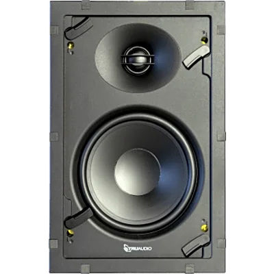 Altavoz In-Wall | 2 Vías | Woofer 6.5 in Polipropileno | Tweeter 1 in Seda | Potencia 120 W | Impedancia 8 Ohm | Sensibilidad 88 dB | Respuesta 42 Hz - 20 kHz | Rejilla Metálica sin Marco | Instalaci