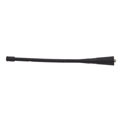 Antena Helicoidal UHF / 400-470 MHz / 50 Ohmios / Omnidireccional / Conector Rosca Monopolo / 170 mm (6.7 in)