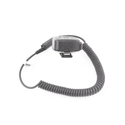 Micrófono-Bocina Portátil / Impermeable IP55 / Cancelación de Ruido / Cable PU Reforzado con Kevlar / Pinza Giratoria 360° / Jack 3.5 mm