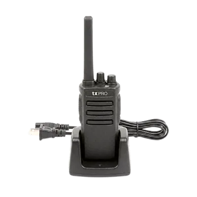 Radio Portátil Analógico / VHF 136-174 MHz / 5W / 16 Canales / Scrambler de Voz / VOX / Batería 2500 mAh